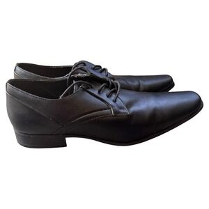 Calvin Klein Mens‎ Dress Shoes Lace Up Black Pointed Toe Formal size 10.5